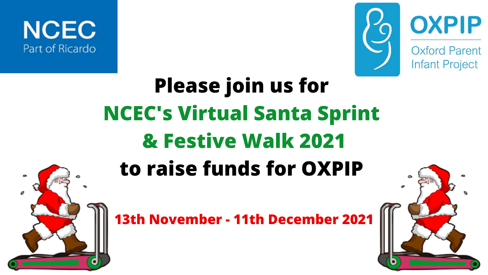 NCEC Virtual Santa Sprint and Festive Walk