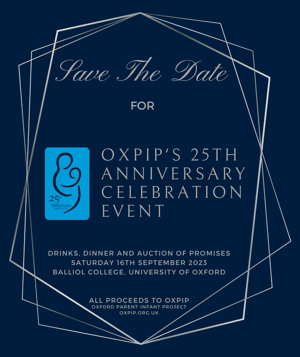 25th Celebration save the date